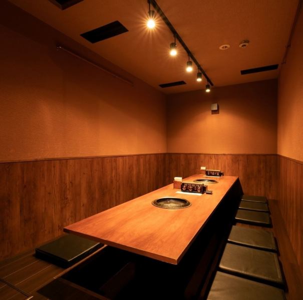This is a 12-person VIP room, perfect for an important drinking party! You can taste the finest Kuroge Wagyu beef at a reasonable price!