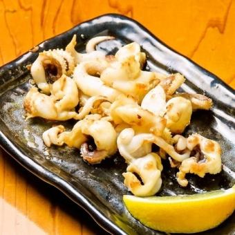 イカゲソバター