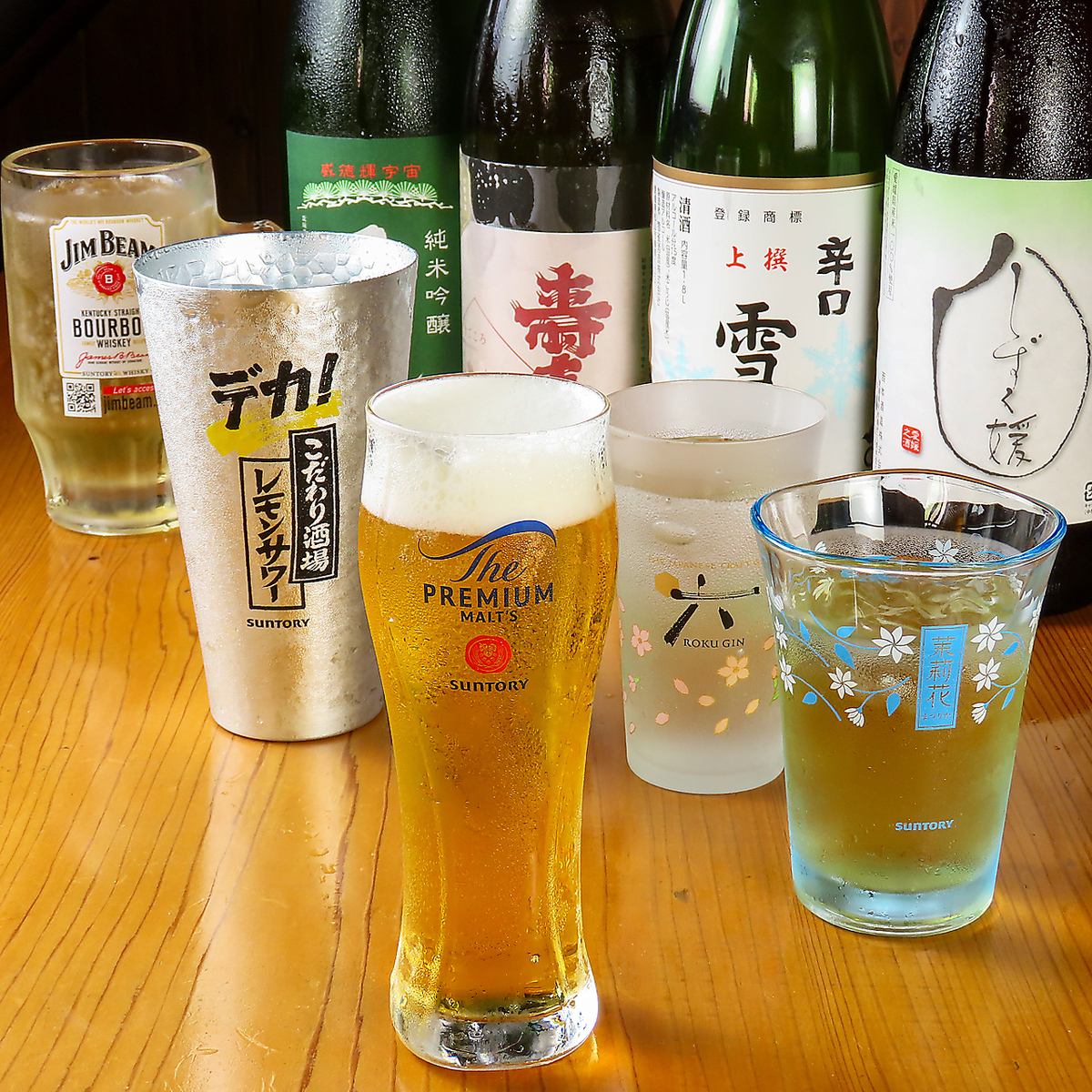 飲み放題付コース4000円~大街道の街中に佇む隠れ家SHIROKUZI