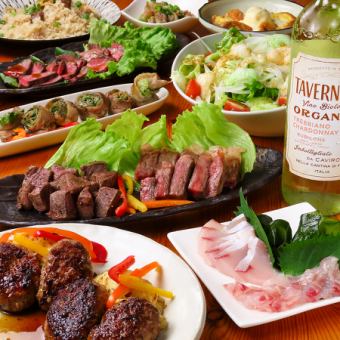 【～12/31】【数量限定】2H飲放題！鮮魚と黒毛和牛、鉄板の香りに包まれる贅沢コース全9品6000円