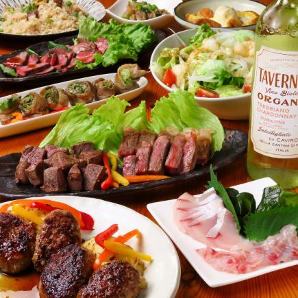 【～12/31】【数量限定】2H飲放題！鮮魚と黒毛和牛、鉄板の香りに包まれる贅沢コース全9品6000円