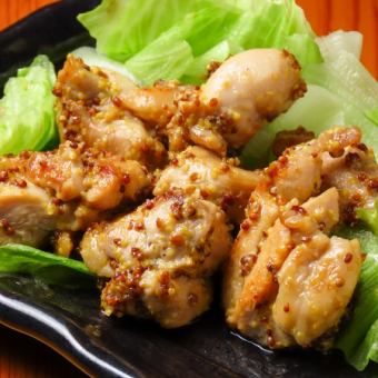 鶏の粒マスタード焼き