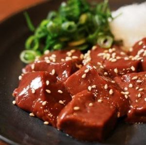 新鮮上レバー焼き