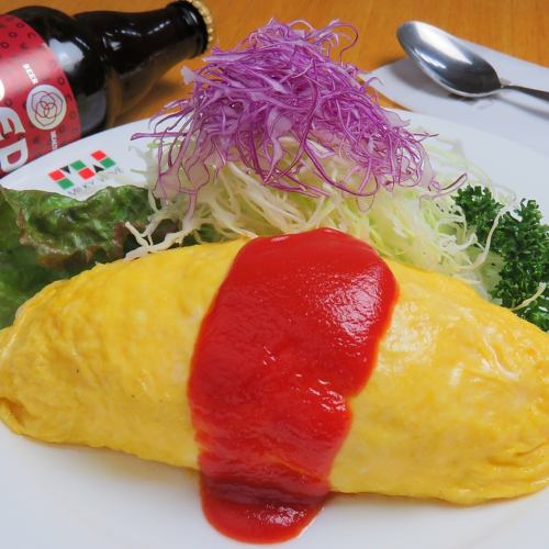 Most popular! Omelet rice