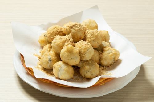 Freshly fried sesame balls