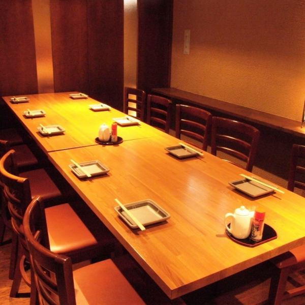 There is also a private room for 10 people !! Why don't you have a good time with delicious seafood dishes and carefully selected local sake ??