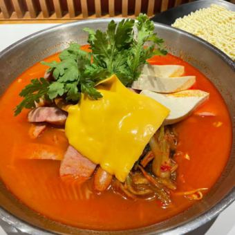 【鍋コースB＜プテチゲ＞】縁のおすすめ韓国鍋料理＋韓国一品料理と共に！