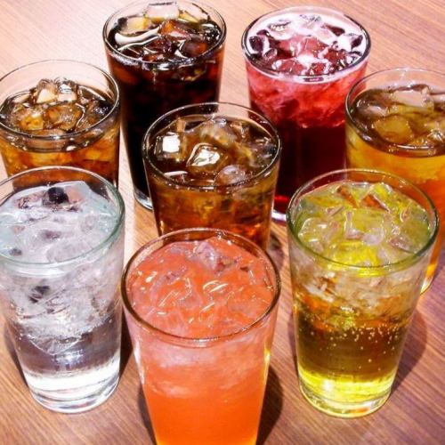 Free refills ♪ Soft drinks