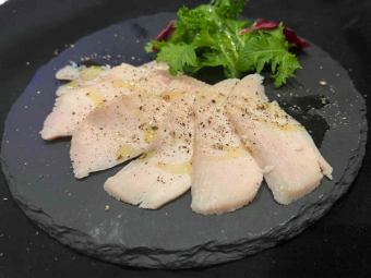 Homemade chicken ham cooked in low-temperature vacuum cooking