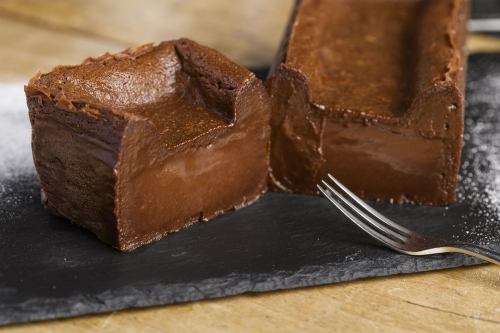 Homemade chocolate terrine