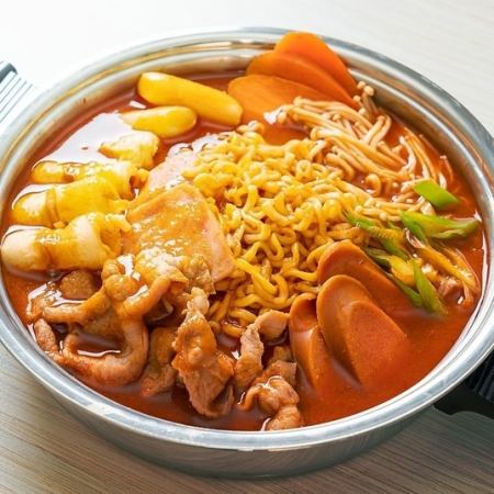 プテチゲ鍋追加メニュー