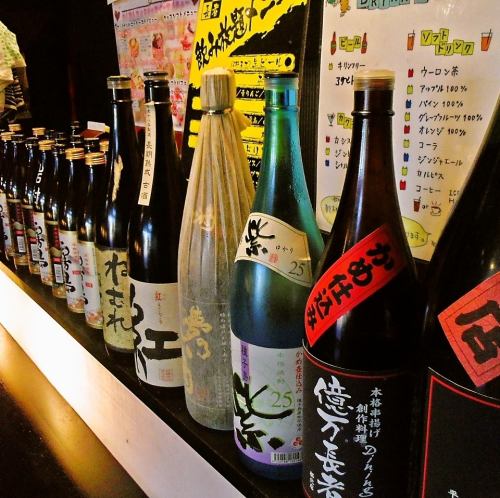 お酒も各種揃えています