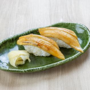 煮穴子（二貫）