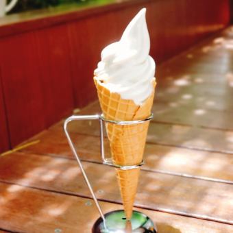 Hokkaido raw milk soft serve ice cream
