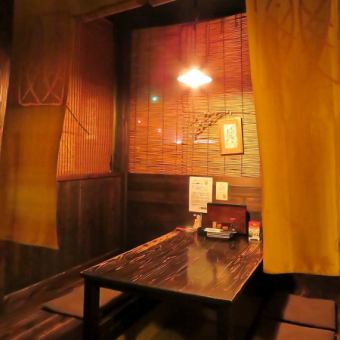 大人気の個室風テーブルは毎日満席必須!個室風テーブルがご希望の場合はお早めの予約がおすすめ★