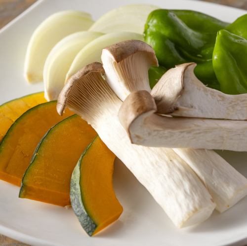 【野菜焼き・海鮮焼き】野菜焼き盛り合わせ