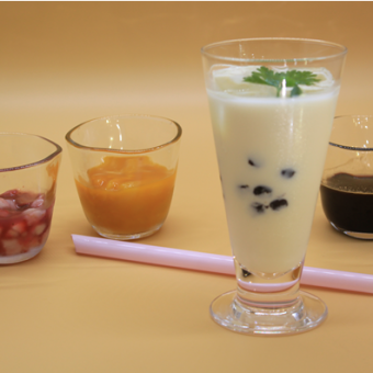 飲む濃厚ミルクバニラ タピオカ入り