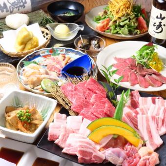 【飲み会、宴会に最適！】肉酒場おんのやコース6000円(税込)120分飲み放題付！