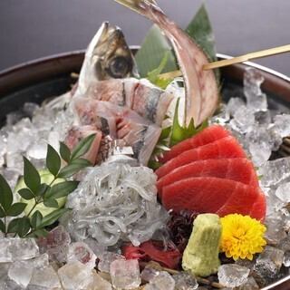 【各種ご宴会に】 ~夏の宴会~自慢の鮮魚と自家製干物付き鮮魚コース全7品≪2H飲み放題付≫4500円~