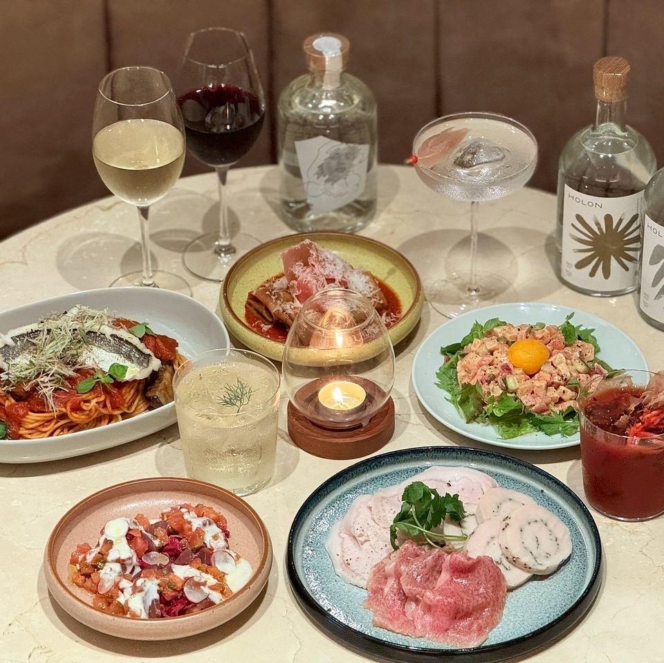 河原町にある和とイタリアンが交差する ダイニングレストラン