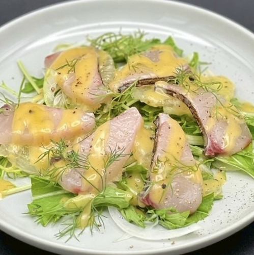 あぶりさわらのカルパッチョ