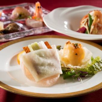 [Recommended for anniversaries] Authentic Cantonese cuisine "Bliss Course" 7 dishes *For 2 or more people