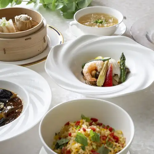 【 桃李ランチ 】季節野菜と海鮮を味わう桃李人気NO.1ランチ 7品