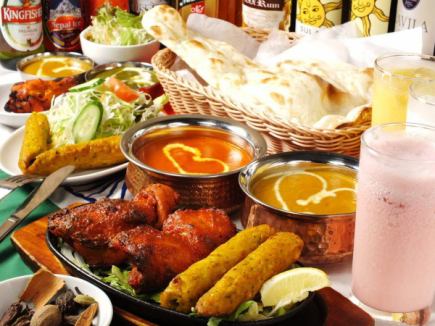 アジア料理の定番コース<全10品>|ご宴会に※3時間飲み放題付き♪ 5000円→4000円