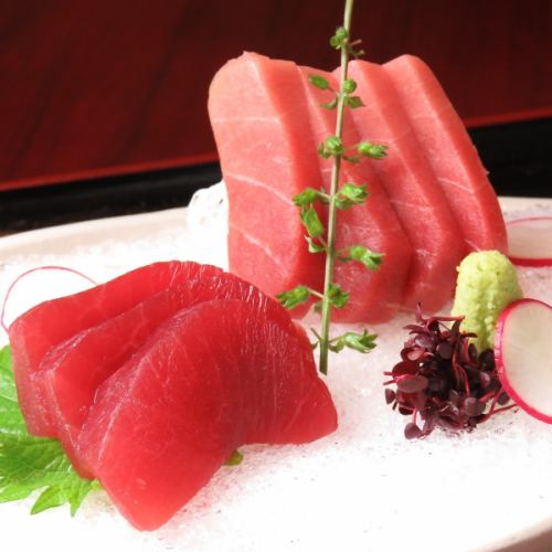 Tuna medium tuna & red meat sashimi set