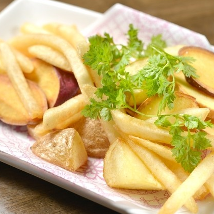 Various potato fries