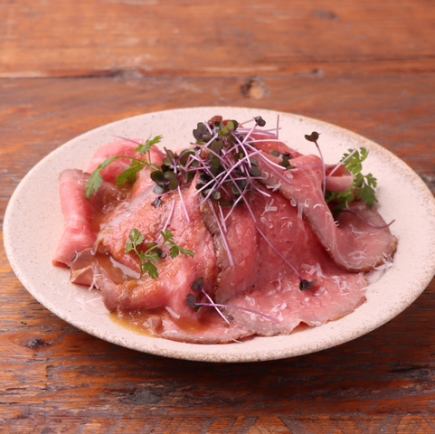 【自社牧場白老牛のローストビーフも♪】全7品コース120分飲放付4000円→3500円!