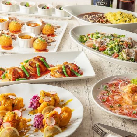 《個室確約》早割20%OFF【花衣-はなごろも-コース】全7品 2H飲放 4400円⇒3520円(税込)