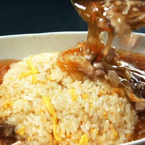 Ankake rice with beef ribs