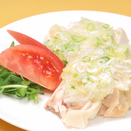 Steamed young chicken