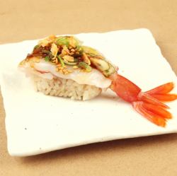 麻木的紅蝦