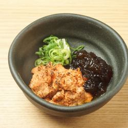 烤安康魚肝佐醬油