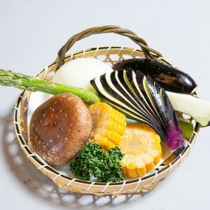 季節の野菜盛り