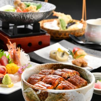 【Suitable for forgotten annual meeting 2 hours with all you can drink】 Eel party - enjoy seasonal dishes and uncooked bowl ~ 9000 yen