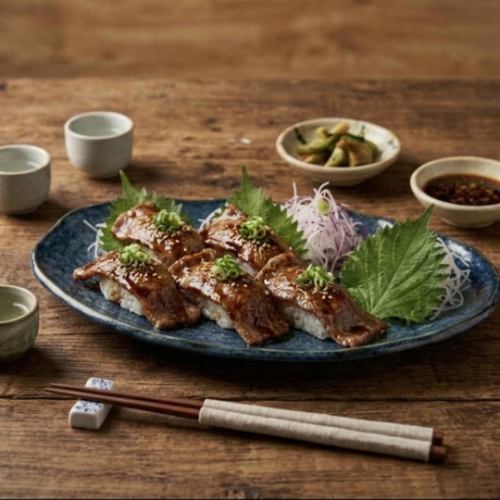 쇠고기 갈비 스시 사관