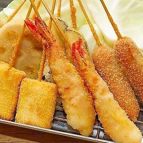새우꼬치 2개