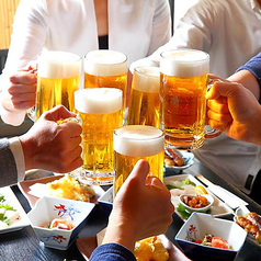 き鳥&海鮮料理はお酒との相性抜群！飲み放題1980円～!!!