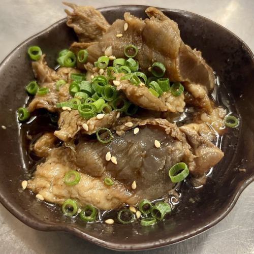 Grilled beef tendon with ponzu sauce