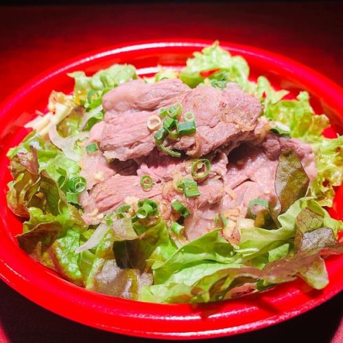 Beef shabu-shabu salad bowl