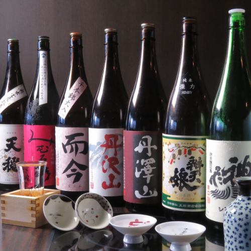 Seasonal sake selected by a sake master