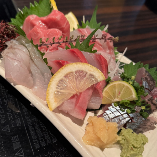 お造り五種盛り