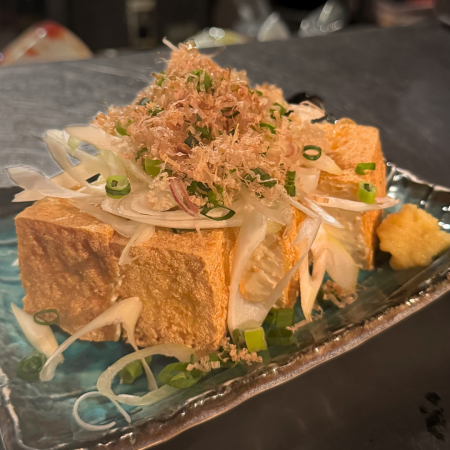 厚揚げ薬味のせ