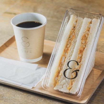 Morning set ☆ Everyday from 7:00 to 11:00 ☆ Your choice of egg sandwich and hot coffee ☆