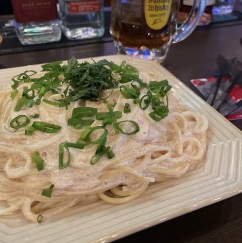 明太子クリームパスタ