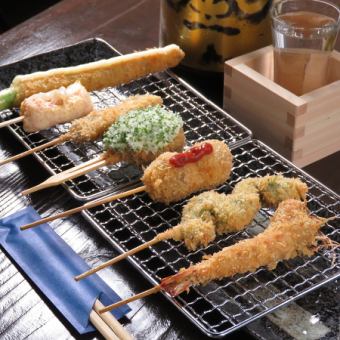 <Recommended! Hayabusa Ju Course> Pay by the number of skewers you eat ◆Average 4000 yen - 4800 yen (4400 yen - 5280 yen including tax)