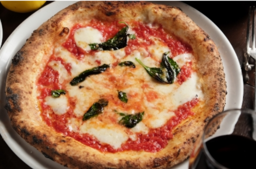 Exquisite Neapolitan pizza baked in an authentic Italian wood-fired oven!